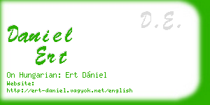 daniel ert business card